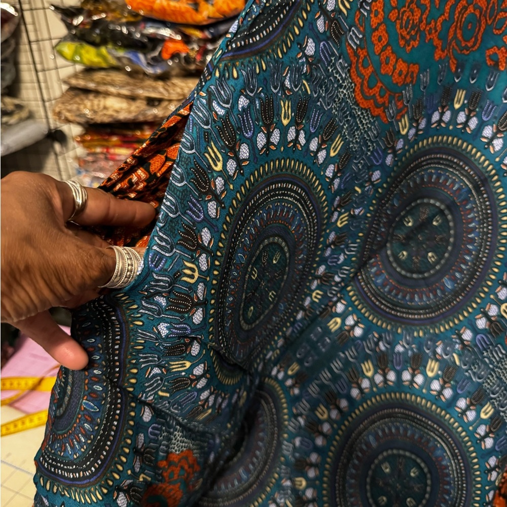Multi print harem pant romper - Picture 4 of 4